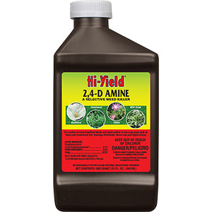 Hi-Yield 2, 4-D Amine - A Selective Weed Killer - 1 qt