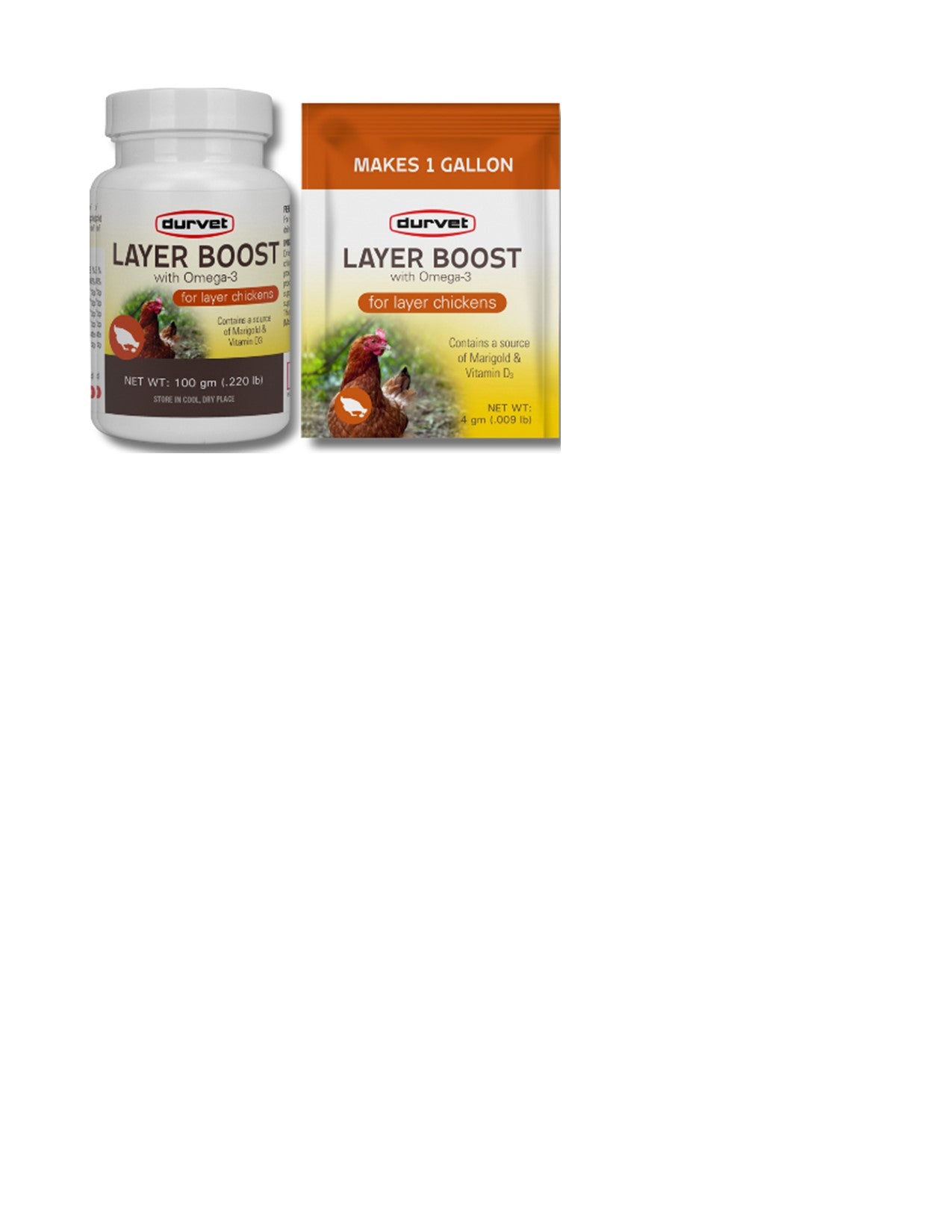Durvet® Layer Boost with Omega-3 – Steglich Feed & Farm Supply