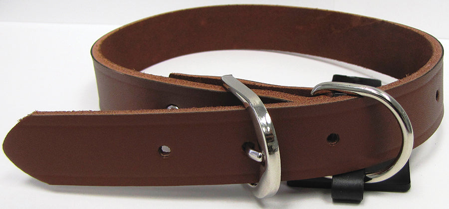 30021 1X21 LEATHER DOG COLLAR - BOSS PET PRODUCTS