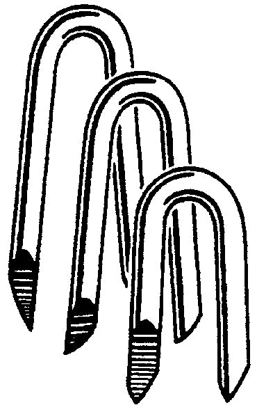 Grip-Rite 3/4 in. L Electro-Galvanized Poultry Netting Staples 1 lb.