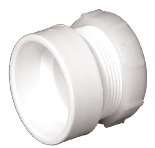 Charlotte Pipe 1-1/2-in x 1-1/4-in PVC DWV Reducing Female Trap Adapter
