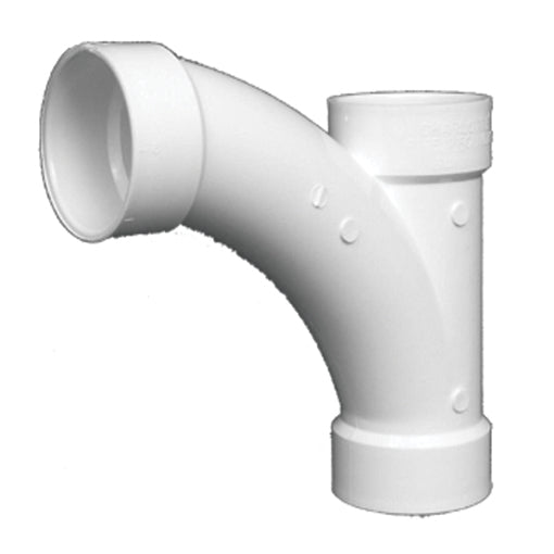 Charlotte Pipe PVC 00501 0800HA 2 Inch Comb Tee Wye