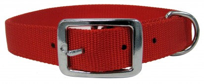COLLAR DOG 5/8"X12" RED NYLON