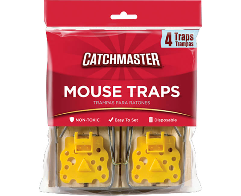 CATCHMASTER MOUSE TRAP WOOD 4pk – Steglich Feed & Farm Supply