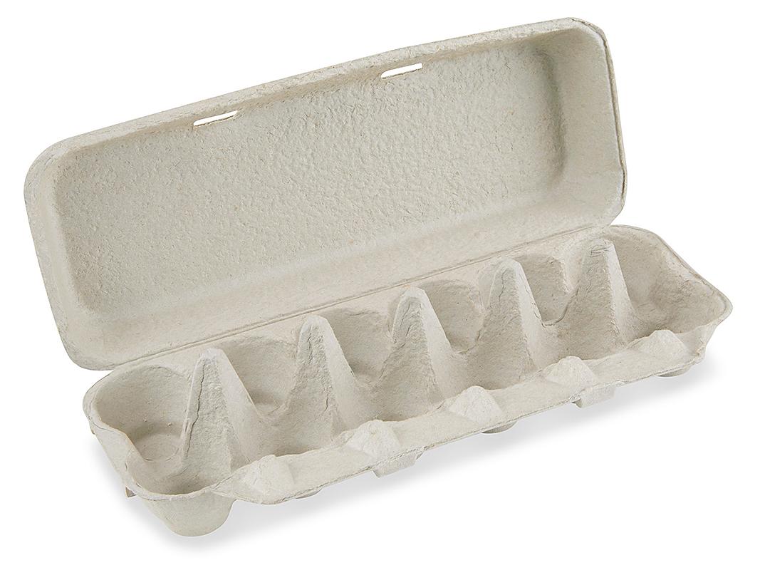 Little Giant 12 Egg Carton Solid Top, Made with 100% Recycled Paper