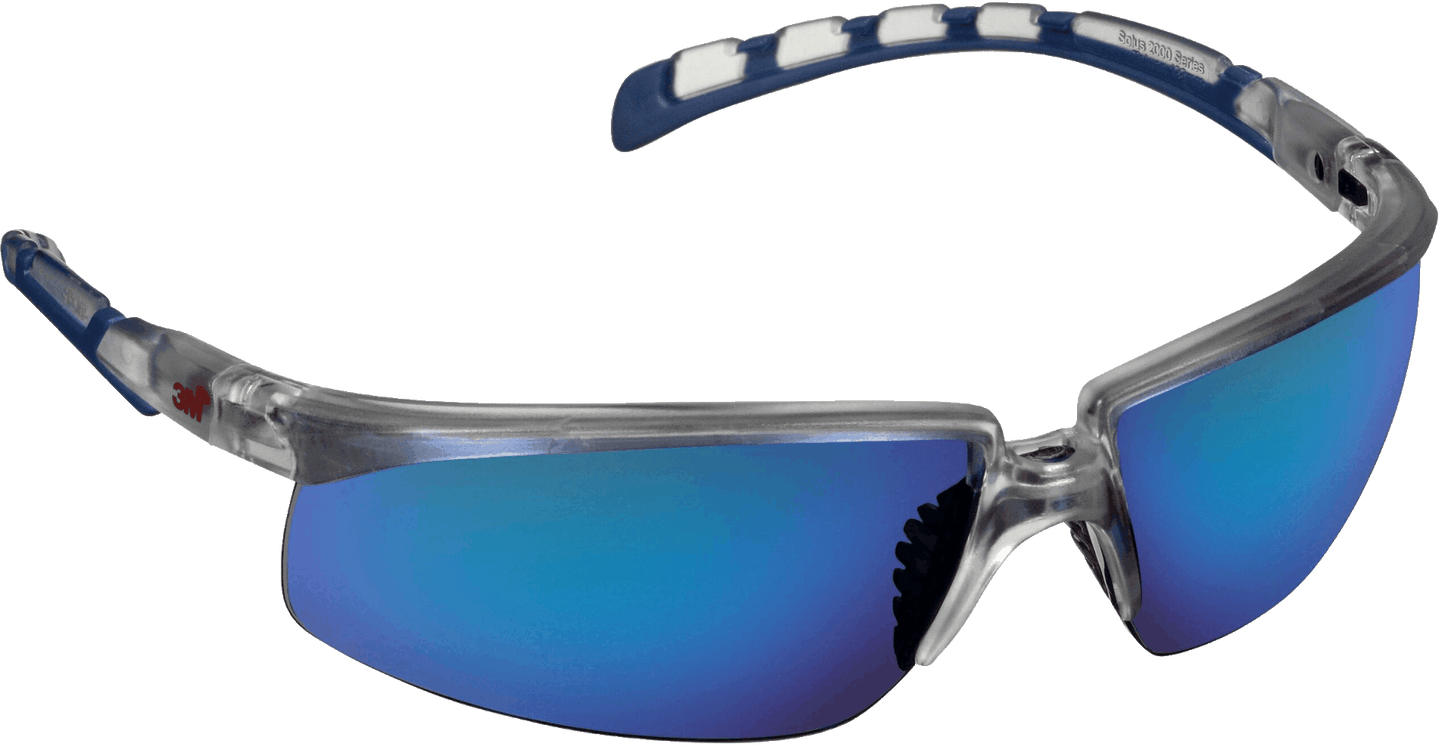 Blue Mirror Safety Glasses Adjustable