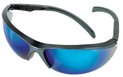 SAFETY GLASSES BLUE MIRRORED