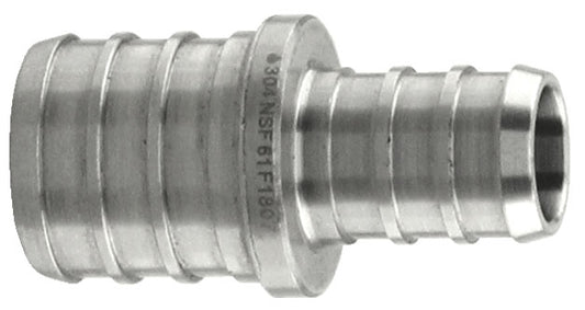 PEX 3/4" X 3/4" POLY-B SS COUPLING 304