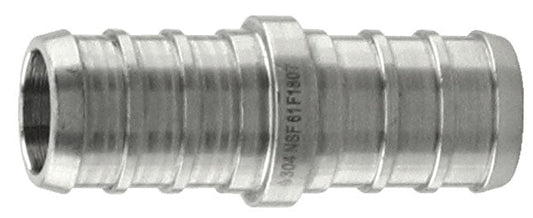 PEX 1/2" SS COUPLING 304
