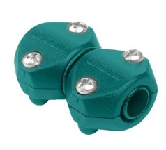 Gilmour Light Duty 5/8 in. x 3/4 in. Plastic Threaded Male/Female Hose Mender Clamp