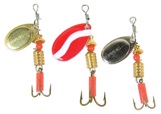 LAKE & STREAM MEPPS STYLE SPINNING LURE 3PK