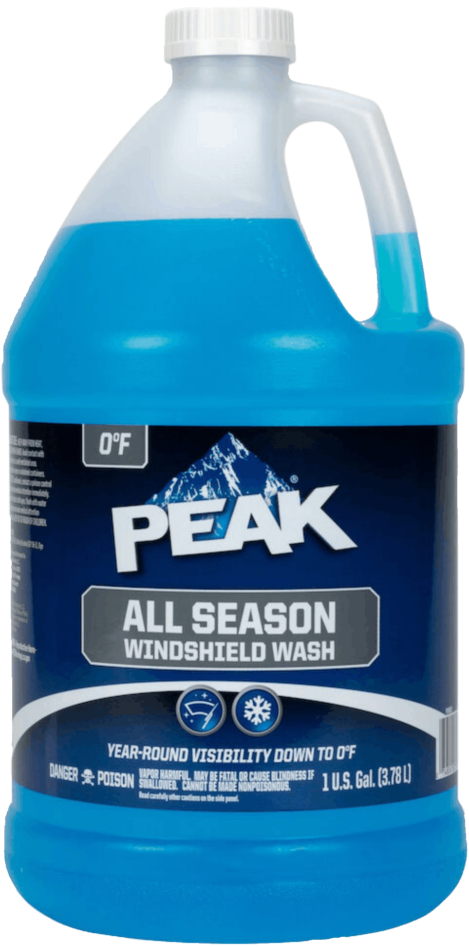 WINDSHIELD WASHER FLUID 1 GAL. PEAK ALL SEASON