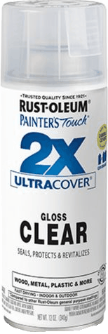 Rust-Oleum 334029 Painters Touch 2X Ultra Cover Clear Gloss Spray Paint