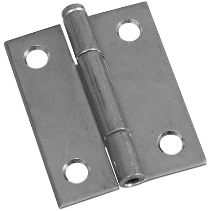 National Hardware N141-838|2 Removable Pin Narrow Hinges 2 By 1-9/16 Inch Zinc Plated Steel 2 Pack
