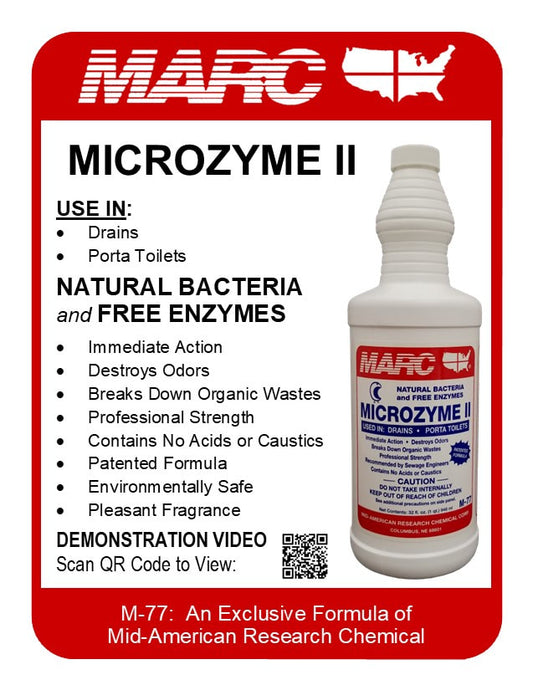 MARC 77 MICRO-ZYME NATURAL BACTERIA & FREE ENZYMES