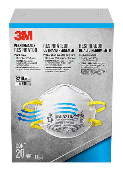 RESPIRATOR 3M 8210 PLUS