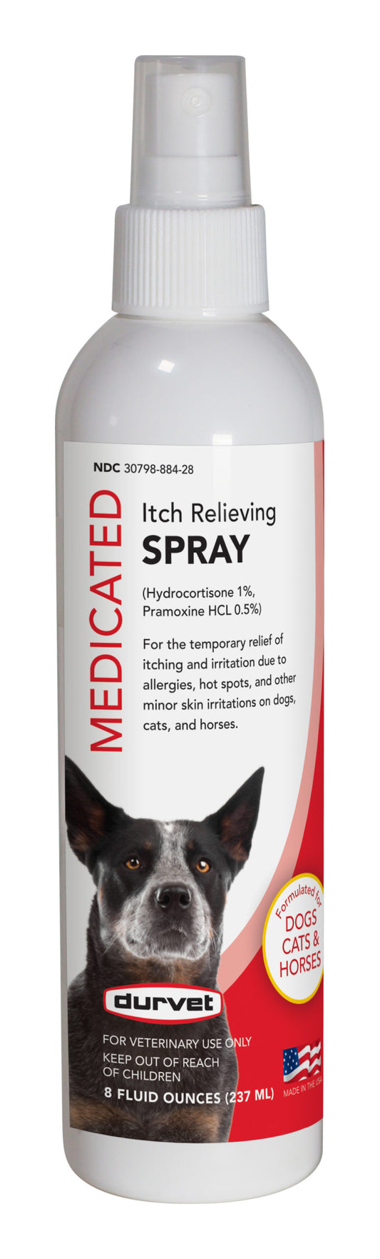 Durvet Itch Relieving Spray, 8 Oz