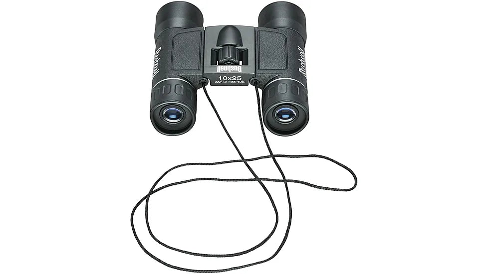 Bushnell Powerview 10x25mm Roof Prism Compact Binocular 132516, Color: Black, Prism System: Roof