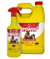 Durvet Power Fly Spray & Wipe 1 Qt