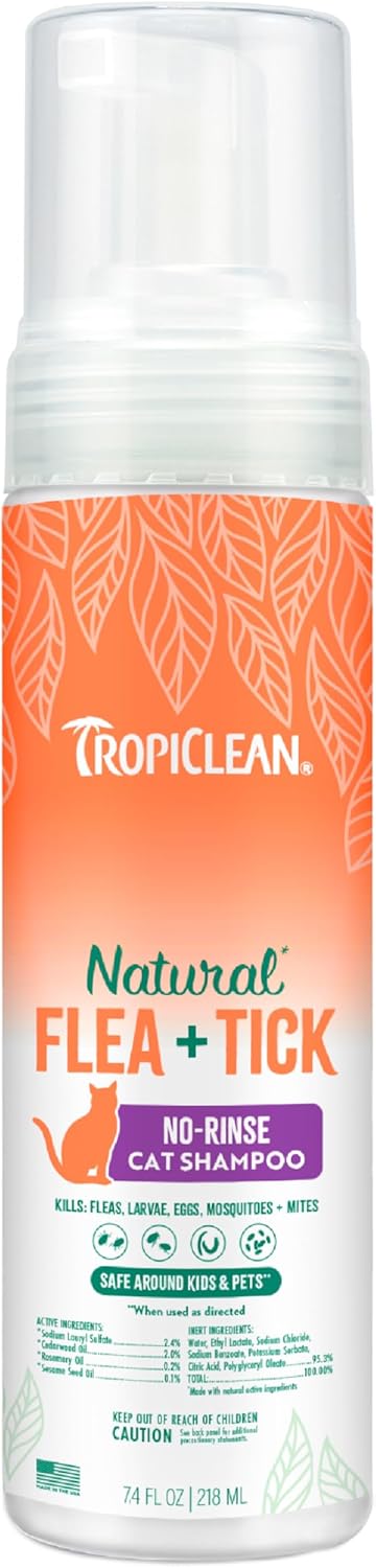 TropiClean Natural Flea + Tick Tough on Pests, Safe for Pets