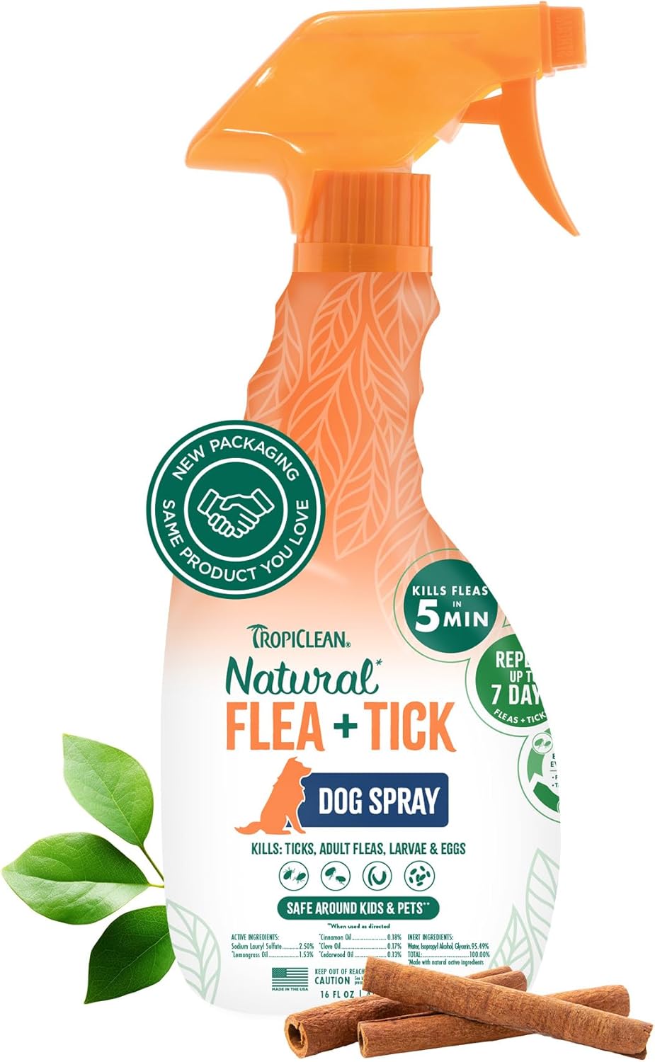 TropiClean Natural Flea + Tick Tough on Pests, Safe for Pets