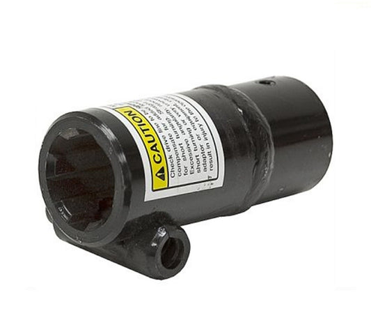 3/4 in Round x 1-3/8 x 6 in Spline Bore Size 3/16 in Hitch Snap Pump Adapter