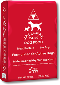 DOG FOOD 24/20  RED 50# - VALU-PAK